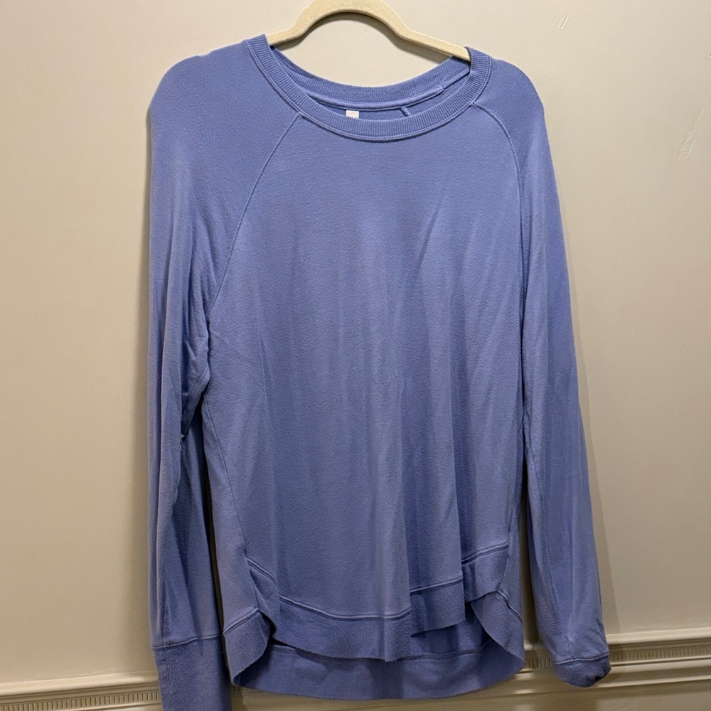 Athleta Periwinkle Crew Neck Top